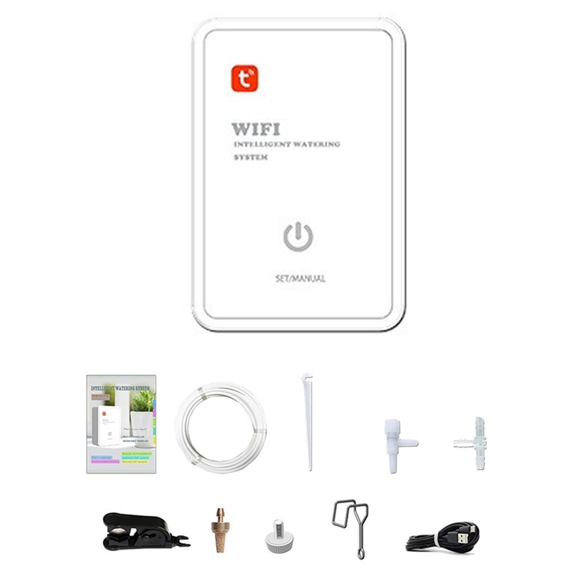 Smart Garden Irrigation - ชุดระบบรดน้ำหยดอัตโนมัติ Tuya Smart Wifi อุปกรณ์ควบคุมการรดน้ำสวน