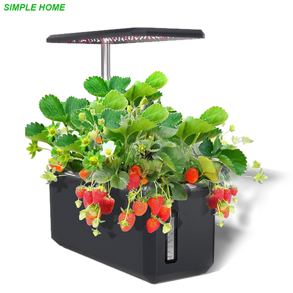 Smart Garden Led Lights - ระบบปลูกไฮโดรโปนิกส์พร้อมพืชในร่มเต็มสเปกตรัม LED เติบโตแสงปลอดสารพิษ Soilless สมาร์ทปลูกสวนในร่ม