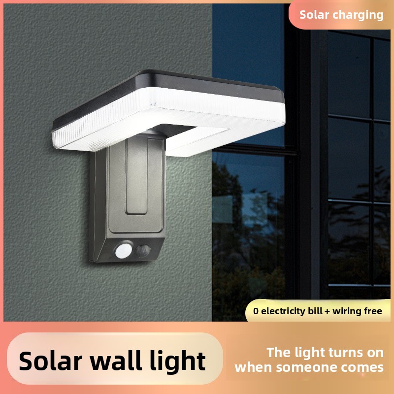Smart Garden Led Lights - ใหม่สมาร์ทกลางแจ้งโคมไฟติดผนังพลังงานแสงอาทิตย์ยุโรปสไตล์ Motion Sensor สวนไฟ Security Light
