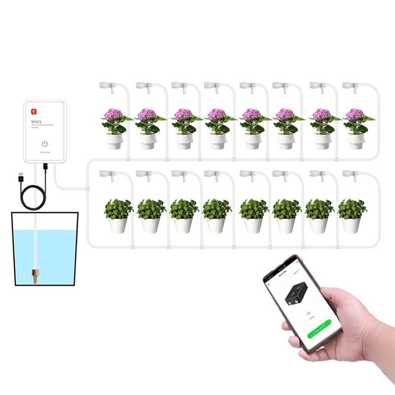 ชุดระบบรดน้ำหยดอัตโนมัติ Tuya  - Smart Garden Irrigation บทวิจารณ์และราคา