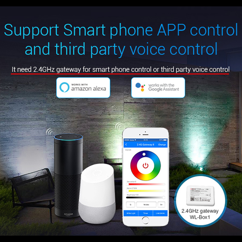 2100LM 25W RGB CCT สมาร์ทโคมไฟ - Smart Garden Led Lights บทวิจารณ์และราคา
