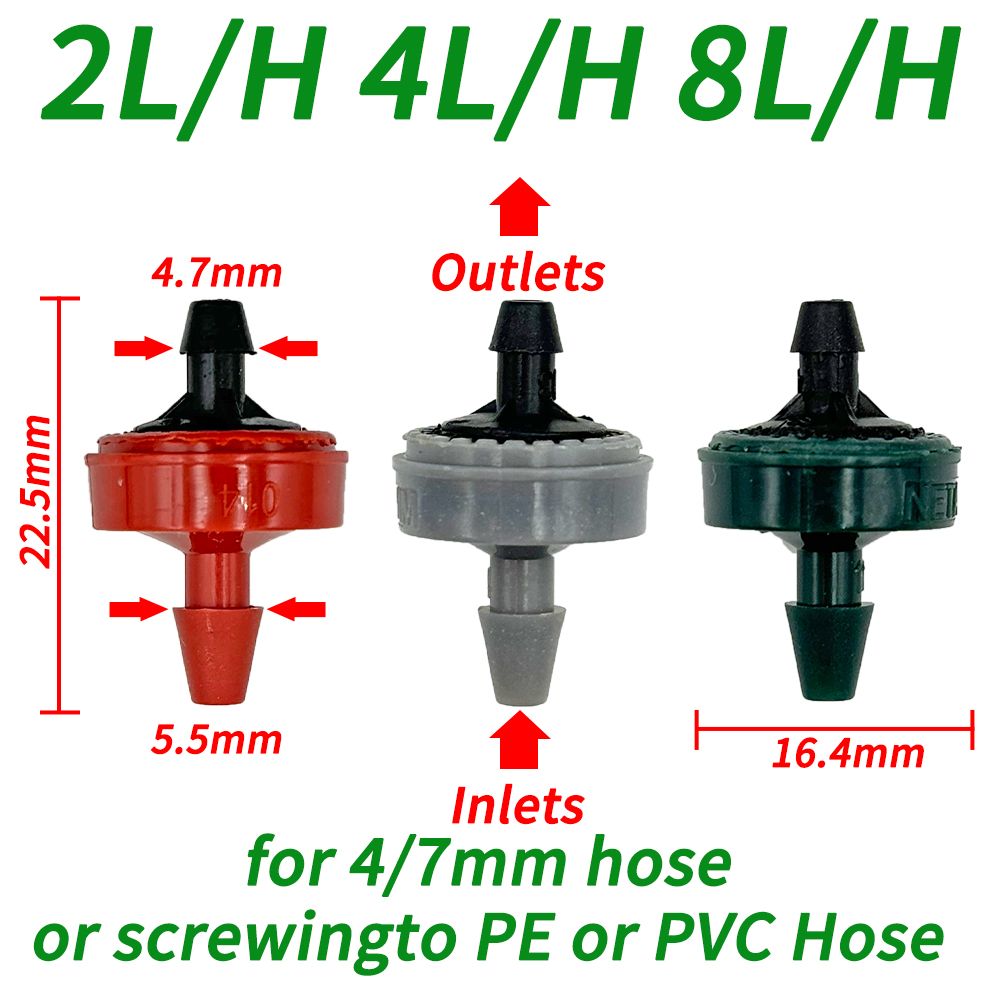 20-50pcs เรือนกระจก 8L/H ปรับ  - Smart Garden Sprinkler System บทวิจารณ์และราคา