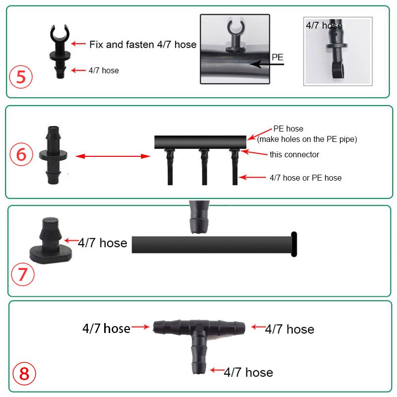 ข้อต่อระบบน้ำหยดสำหรับสวน 50 ช - Smart Garden Sprinkler System บทวิจารณ์และราคา
