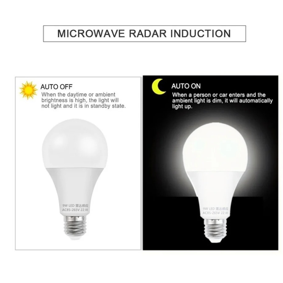 E27 LED Radar Motion Sensor หล - Smart Garden Led Lights บทวิจารณ์และราคา