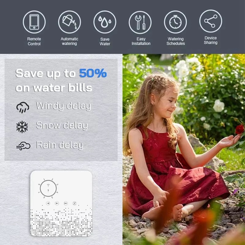 ตัวควบคุมสปริงเกอร์อัจฉริยะ Tu - Smart Garden Zone บทวิจารณ์และราคา