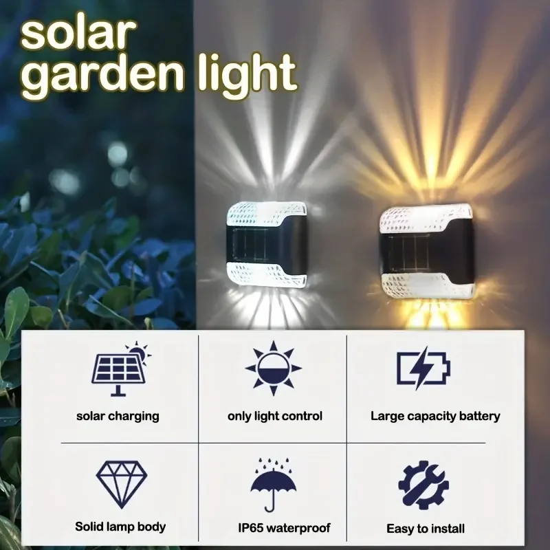 ไฟติดผนังพลังงานแสงอาทิตย์ 4 ช - Smart Garden Led Lights บทวิจารณ์และราคา
