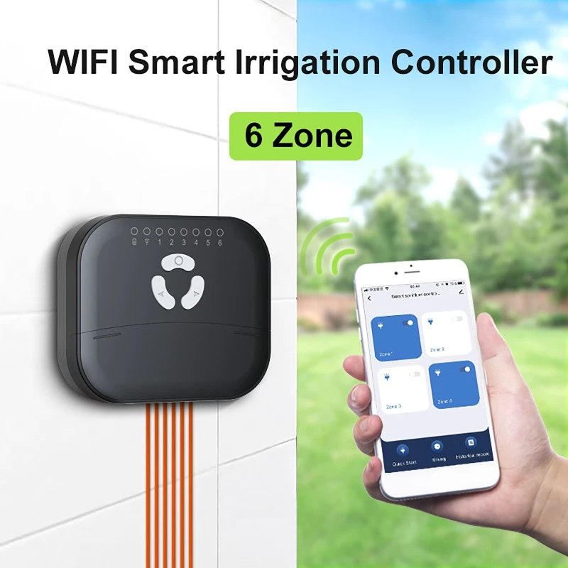 6 โซนสมาร์ทชลประทานControllerค - Smart Garden Zone บทวิจารณ์และราคา