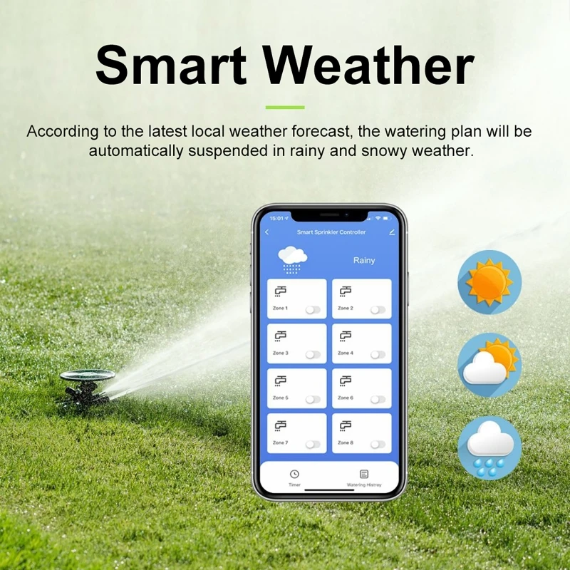 6 โซนสมาร์ทชลประทานControllerค - Smart Garden Zone บทวิจารณ์และราคา