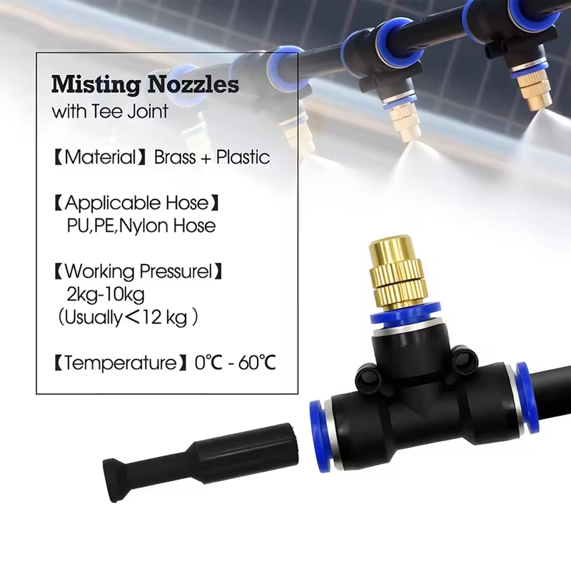 ชุดระบบพ่นละอองน้ำ  หัวฉีดทองเ - Smart Garden Sprinkler System บทวิจารณ์และราคา