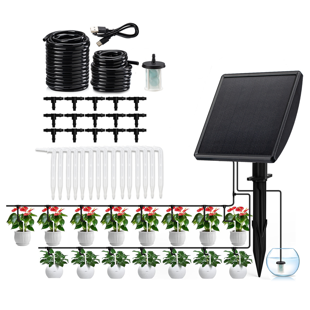 ปั๊มน้ำหยดอัตโนมัติพลังงานแสงอ - Smart Garden Irrigation บทวิจารณ์และราคา